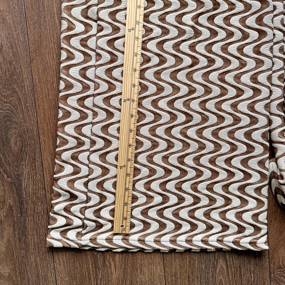 70s Retro Wavy Print Halter Jumpsuit - Picture 8 of 8